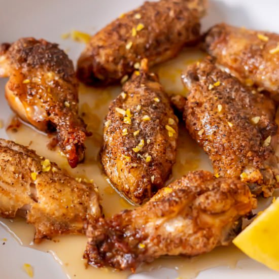 Air Fryer Lemon Pepper Wings