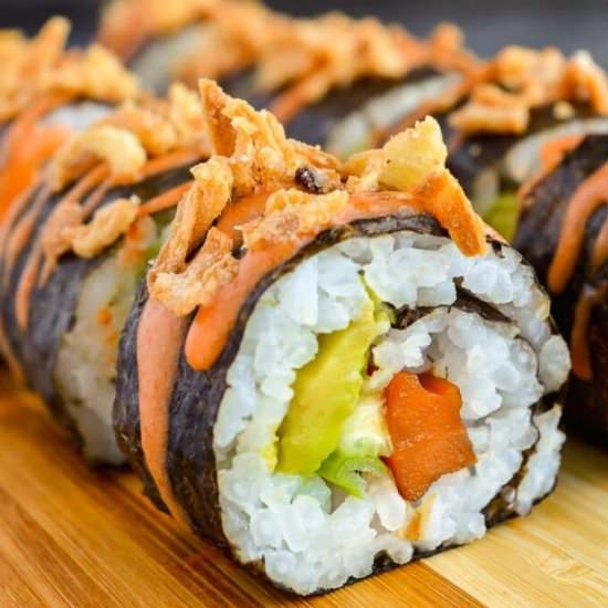 Easy Sweet Potato Sushi Roll