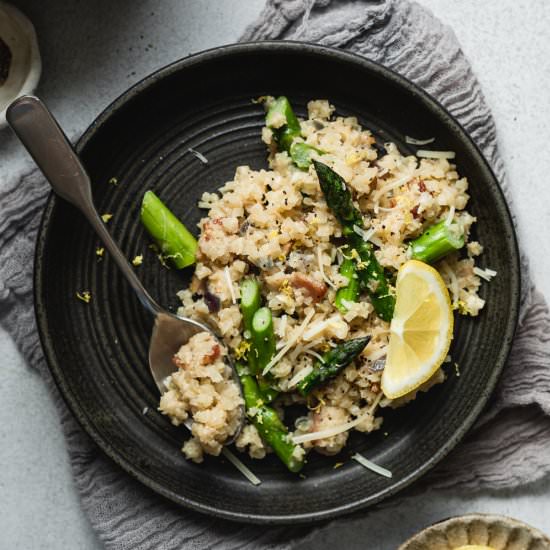 Spring Cauliflower Risotto