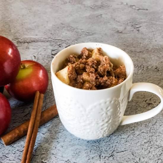 Apple Cobbler in a Mug