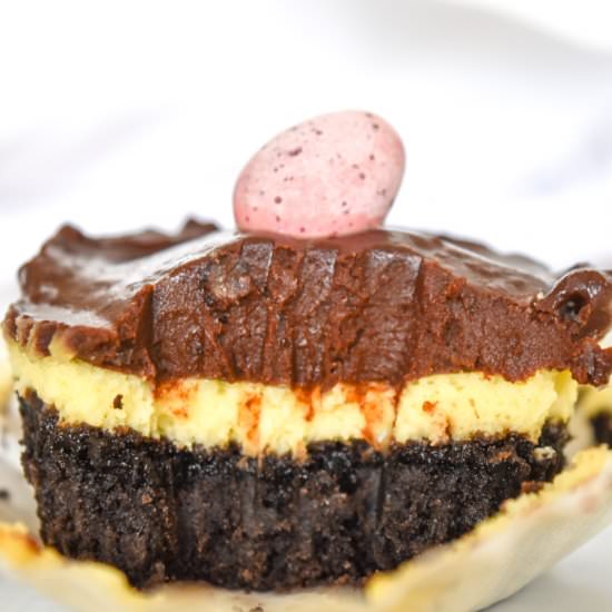 Chocolate Ganache Cheesecakes