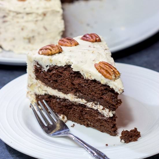 Chocolate Pecan Cake