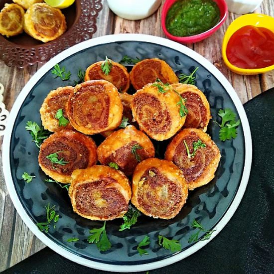 Crispy Pinwheel Samosa