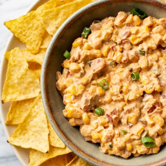 easy cream cheese corn dip