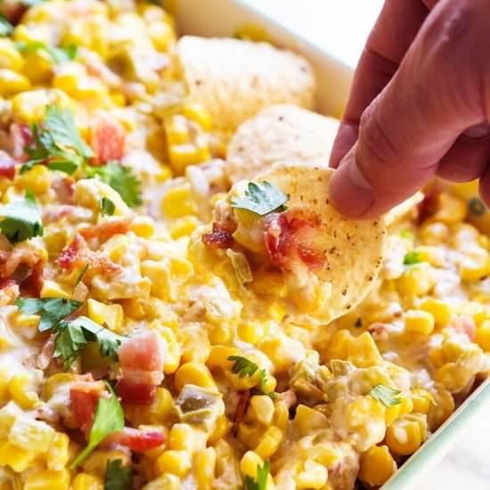 Hot Corn Dip in your Slow Cooker!