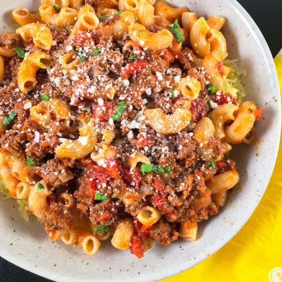 Slow Cooker Hamburger Goulash