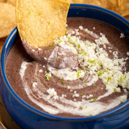 Cheesy Black Bean Dip