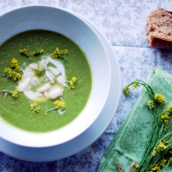 Asparagus Avocado Soup