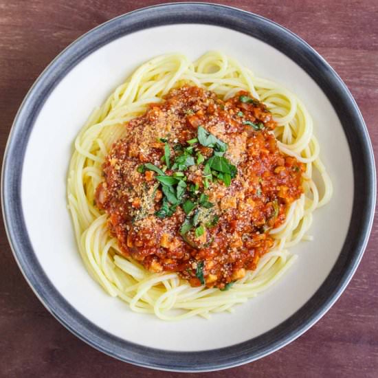 Tempeh Bolognese