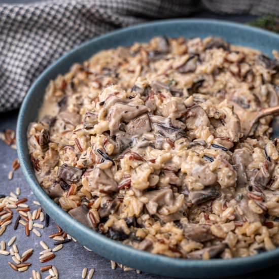 Mushroom Wild Rice Pilaf
