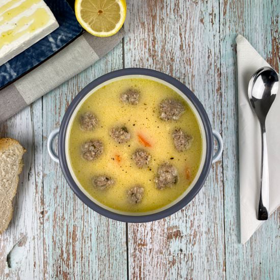 Giouvarlakia Meatball Soup