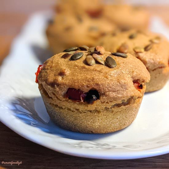 Vegan Polenta Savoury Muffins