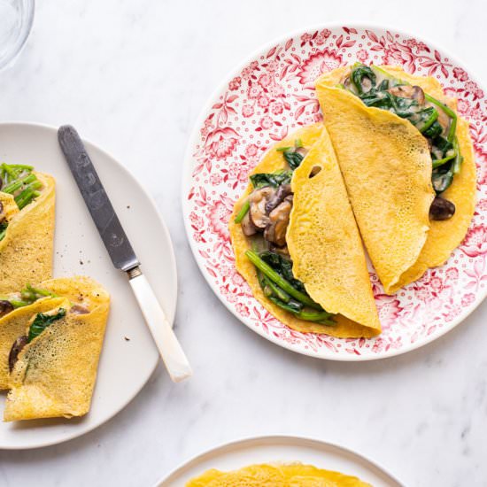 Chickpea Crepes