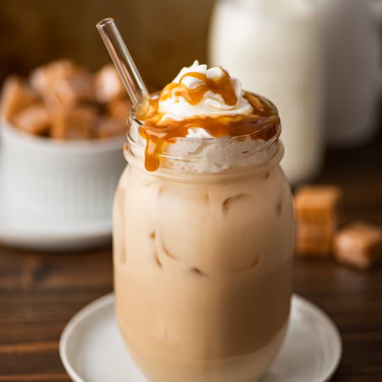 Iced Caramel Latte