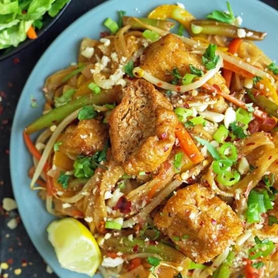 Tofu & Vegetable Vegan Pad Thai