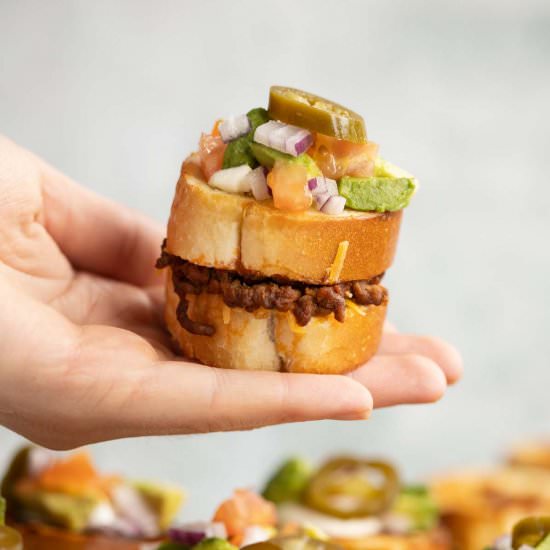 Mini Taco Grilled Cheese