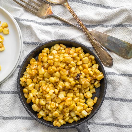 Simple Charred Corn