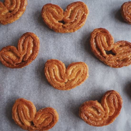 Palmiers / puff pastry