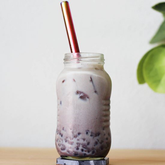 Red Bean Milk Tea
