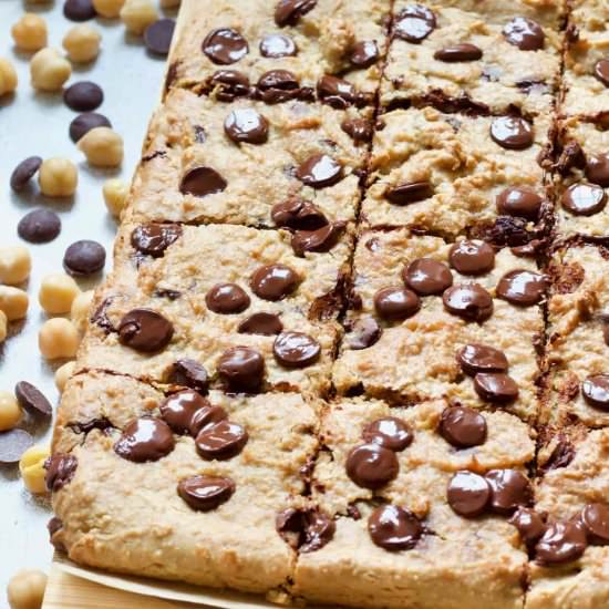 Vegan Chickpea Blondies