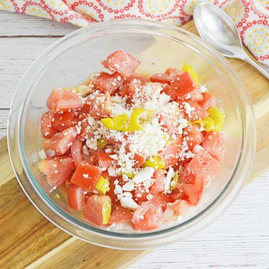Marinated Tomato Salad with Feta