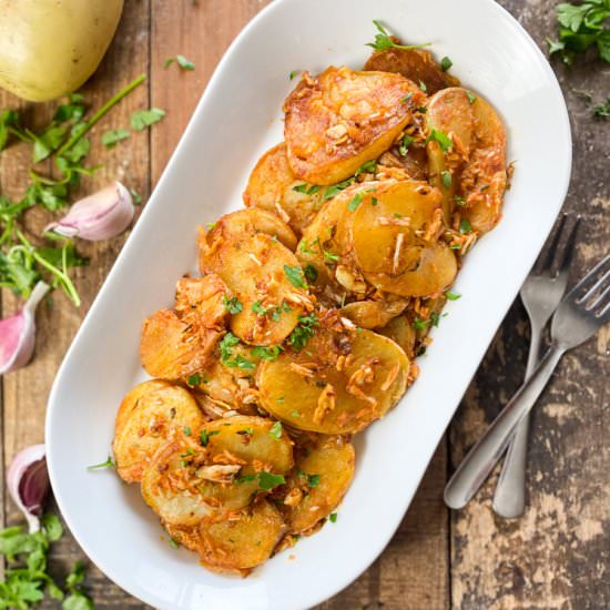 Spanish Garlic Potatoes al Pastor