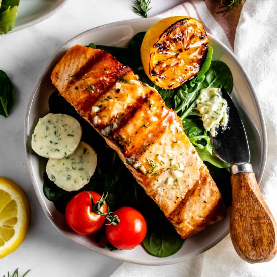 grilled salmon