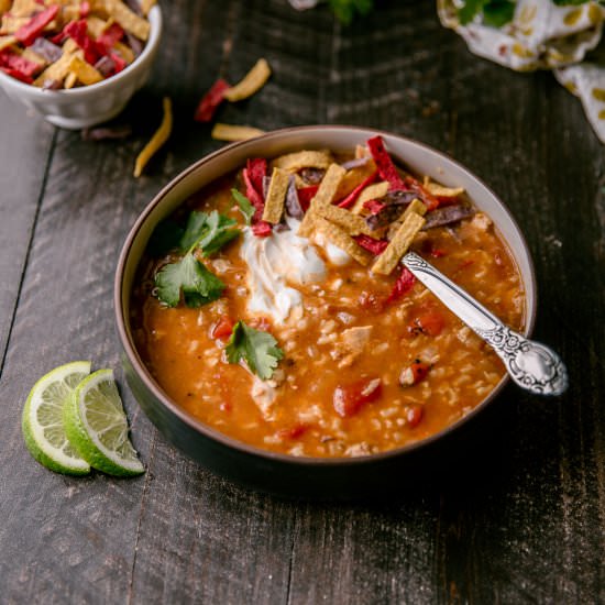 Instant Pot Chicken and Rice Stew