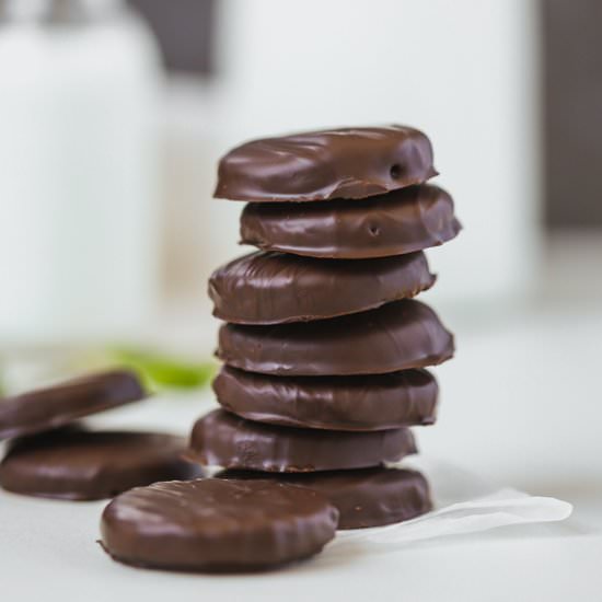 healthier thin mint cookies