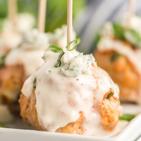 Buffalo Turkey Meatballs