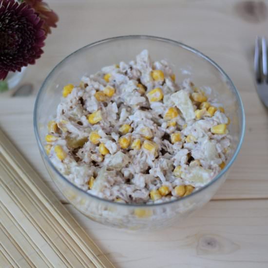Tuna and pineapple salad