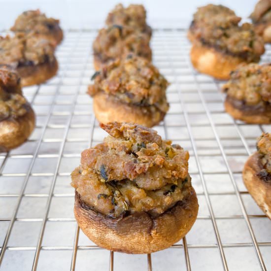 Sausage Stuffed Mushrooms