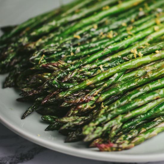 Roasted Lemon Asparagus