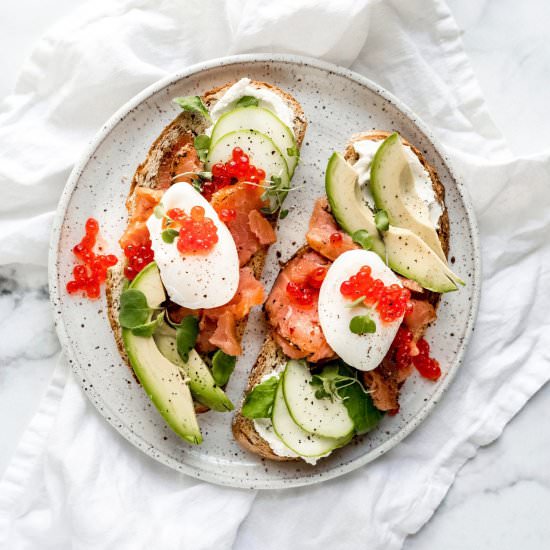 Smoked Salmon Avocado Toast