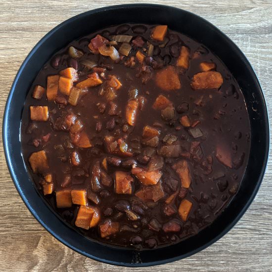 Sweet Potato Black Bean Chili