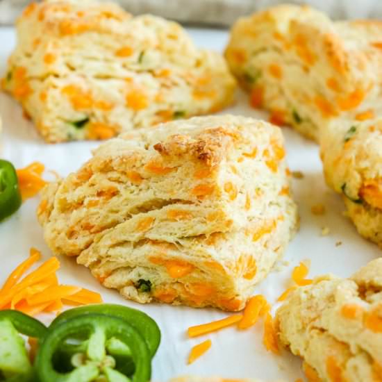 Jalapeño Cheddar Scones