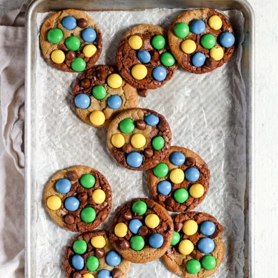 Monster Brownie Cookies