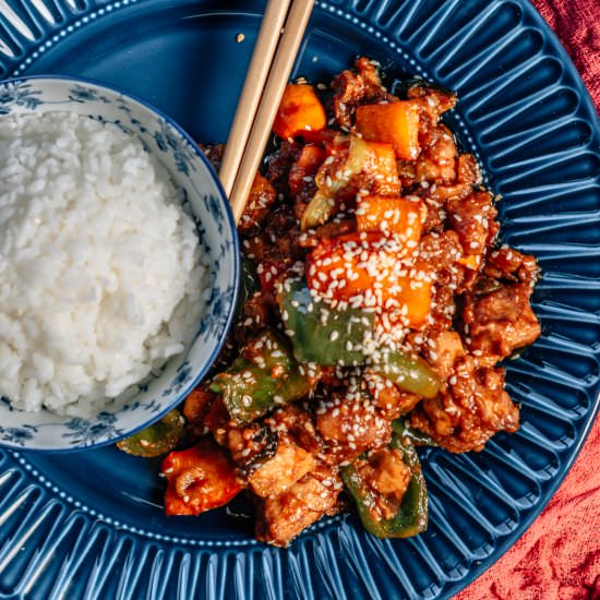 Easy sweet and sour pork