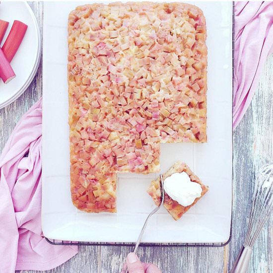 Rhubarb Upside Down Cake