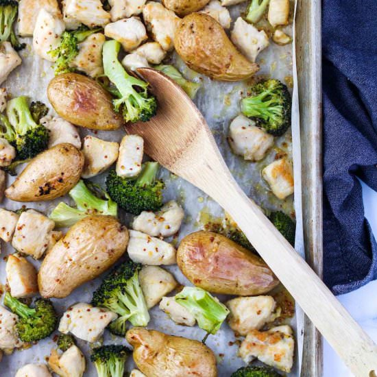 Sheet Pan Maple Dijon Chicken