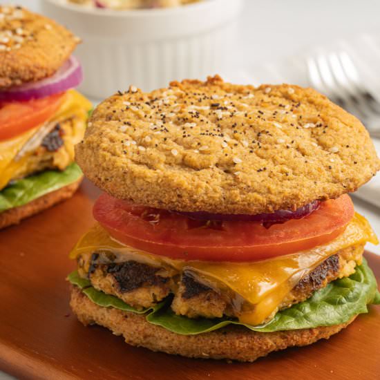 Air Fryer Turkey Burgers