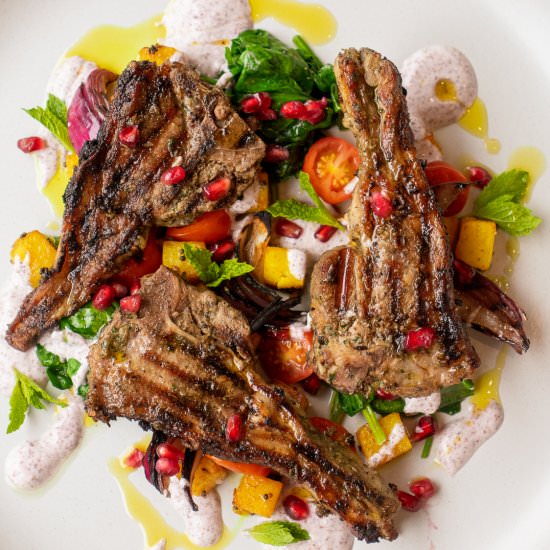 GRILLED MOROCCAN LAMB SALAD