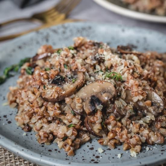 Creamy Buckwheat Risotto