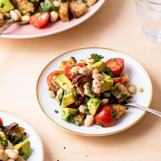 Panzanella with Beans