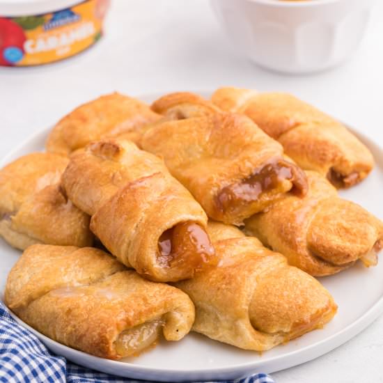 Caramel Apple Pie Crescents