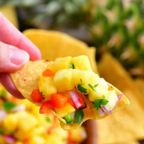 Pineapple salsa