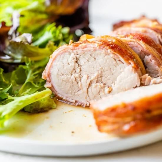 Bacon Wrapped Pork Tenderloin