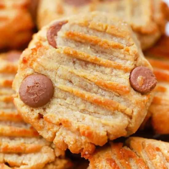 Air Fryer Peanut Butter Cookies