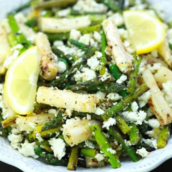 Grilled Asparagus Salad