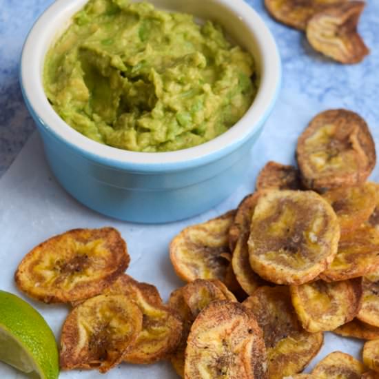 Baked Plantain Chips